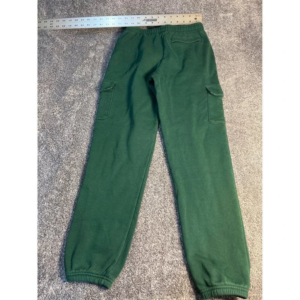 Under Armour Kids Rival Fleece Cargo Sweatpants Green Joggers YLG Large